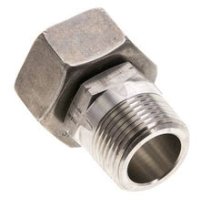 22L & 3/4'' NPT RVS Rechte Draaidoorvoer Buitendraad 160bar Verstelbaar ISO 8434-1