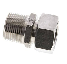 28L & 1'' NPT Stainless Steel Straight Swivel with Male Threads 160 bar Adjustable ISO 8434-1