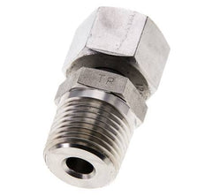 12S & 1/2'' NPT RVS Rechte Draaidoorvoer Buitendraad 630bar Verstelbaar ISO 8434-1