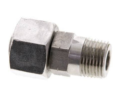 16S & 1/2'' NPT RVS Rechte Draaidoorvoer Buitendraad 400bar Verstelbaar ISO 8434-1