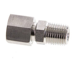 8L & 1/4'' NPT Stainless Steel Straight Swivel with Male Threads 315 bar FKM O-ring Sealing Cone Adjustable ISO 8434-1