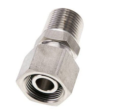 15L & 1/2'' NPT RVS Rechte Draaidoorvoer Buitendraad 315bar FKM O-ring en Afdichtconus Verstelbaar ISO 8434-1