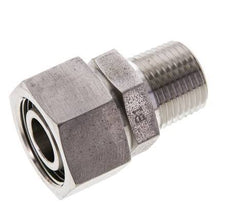 18L & 1/2'' NPT RVS Rechte Draaidoorvoer Buitendraad 315bar FKM O-ring en Afdichtconus Verstelbaar ISO 8434-1