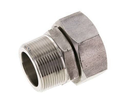 42L & 1-1/2'' NPT RVS Rechte Draaidoorvoer Buitendraad 160bar FKM O-ring en Afdichtconus Verstelbaar ISO 8434-1