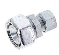 15L & 28L Zink plated Steel Straight Cutting Fitting with Swivel 160 bar ISO 8434-1