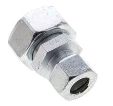 15L & 28L Zink plated Steel Straight Cutting Fitting with Swivel 160 bar ISO 8434-1