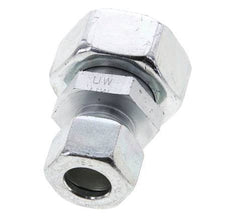 15L & 28L Zink plated Steel Straight Cutting Fitting with Swivel 160 bar ISO 8434-1