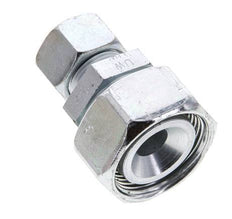 15L & 28L Zink plated Steel Straight Cutting Fitting with Swivel 160 bar ISO 8434-1