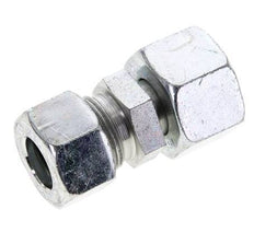 15L & 16S Zink plated Steel Straight Cutting Fitting with Swivel 315 bar ISO 8434-1