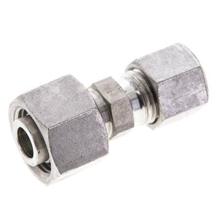 8L & 12L Stainless Steel Straight Cutting Fitting with Swivel 315 bar ISO 8434-1