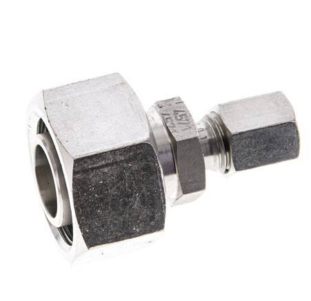 6L & 18L Stainless Steel Straight Cutting Fitting with Swivel 315 bar ISO 8434-1