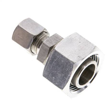 8L & 18L Stainless Steel Straight Cutting Fitting with Swivel 315 bar ISO 8434-1
