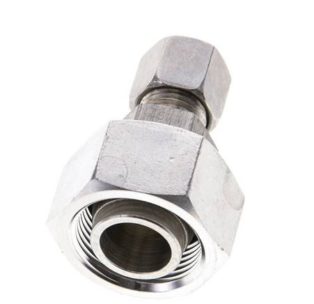 8L & 18L Stainless Steel Straight Cutting Fitting with Swivel 315 bar ISO 8434-1