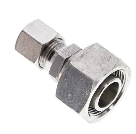 10L & 18L Stainless Steel Straight Cutting Fitting with Swivel 315 bar ISO 8434-1