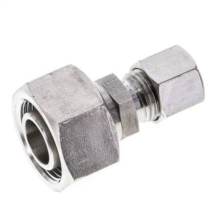 10L & 18L Stainless Steel Straight Cutting Fitting with Swivel 315 bar ISO 8434-1