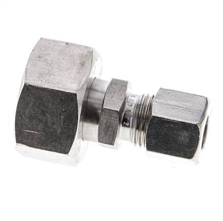 10L & 18L Stainless Steel Straight Cutting Fitting with Swivel 315 bar ISO 8434-1