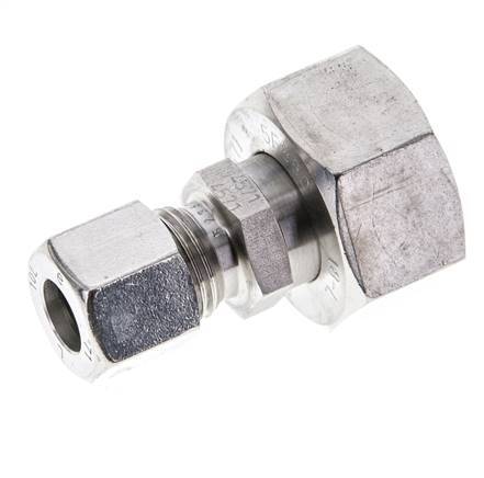 10L & 18L Stainless Steel Straight Cutting Fitting with Swivel 315 bar ISO 8434-1