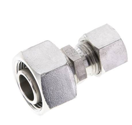 12L & 18L Stainless Steel Straight Cutting Fitting with Swivel 315 bar ISO 8434-1