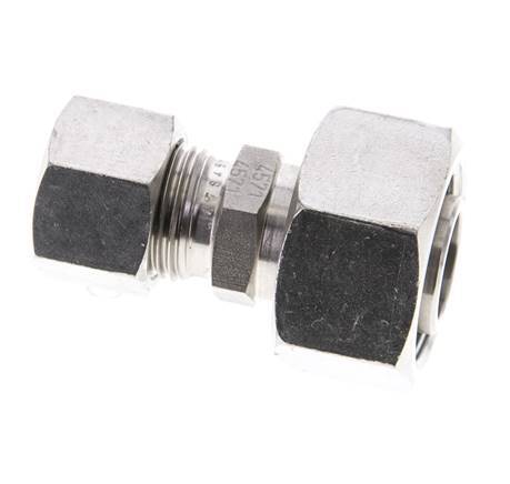 12L & 18L Stainless Steel Straight Cutting Fitting with Swivel 315 bar ISO 8434-1