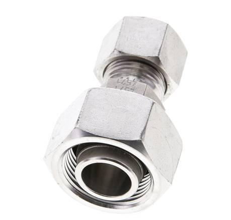 12L & 18L Stainless Steel Straight Cutting Fitting with Swivel 315 bar ISO 8434-1