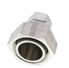 18L & 42L Stainless Steel Straight Cutting Fitting with Swivel 160 bar ISO 8434-1