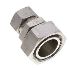 28L & 42L Stainless Steel Straight Cutting Fitting with Swivel 160 bar ISO 8434-1