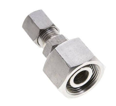 6S & 16S Stainless Steel Straight Cutting Fitting with Swivel 400 bar ISO 8434-1