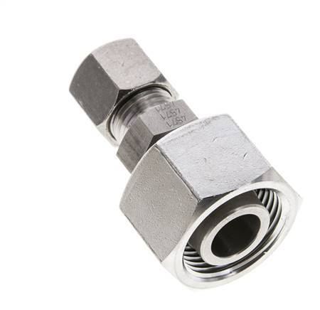 10S & 20S Stainless Steel Straight Cutting Fitting with Swivel 400 bar ISO 8434-1