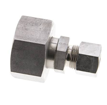 12S & 25S Stainless Steel Straight Cutting Fitting with Swivel 400 bar ISO 8434-1