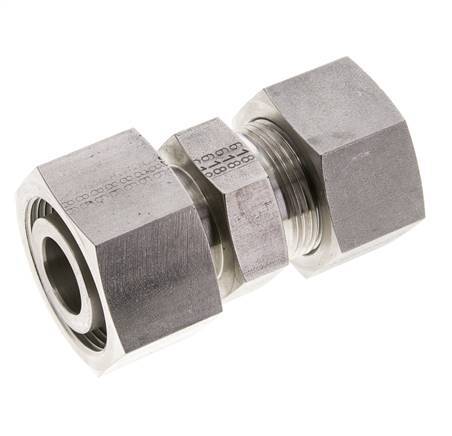 25S & 30S Stainless Steel Straight Cutting Fitting with Swivel 400 bar ISO 8434-1