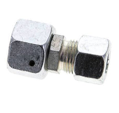 12L & 15L Zink plated Steel Straight Cutting Fitting with Swivel 315 bar NBR O-ring Sealing Cone ISO 8434-1