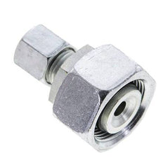 8L & 18L Zink plated Steel Straight Cutting Fitting with Swivel 315 bar NBR O-ring Sealing Cone ISO 8434-1