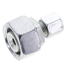 8L & 18L Zink plated Steel Straight Cutting Fitting with Swivel 315 bar NBR O-ring Sealing Cone ISO 8434-1