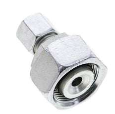 8L & 18L Zink plated Steel Straight Cutting Fitting with Swivel 315 bar NBR O-ring Sealing Cone ISO 8434-1