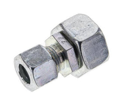 12L & 18L Zink plated Steel Straight Cutting Fitting with Swivel 315 bar NBR O-ring Sealing Cone ISO 8434-1