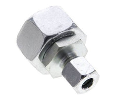 8L & 22L Zink plated Steel Straight Cutting Fitting with Swivel 160 bar NBR O-ring Sealing Cone ISO 8434-1
