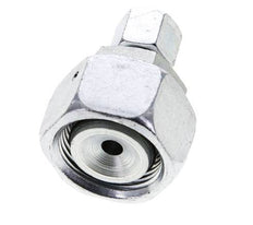 8L & 22L Zink plated Steel Straight Cutting Fitting with Swivel 160 bar NBR O-ring Sealing Cone ISO 8434-1