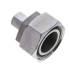 10L & 35L Zink plated Steel Straight Cutting Fitting with Swivel 160 bar NBR O-ring Sealing Cone ISO 8434-1