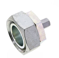 6L & 42L Zink plated Steel Straight Cutting Fitting with Swivel 160 bar NBR O-ring Sealing Cone ISO 8434-1