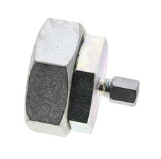 6L & 42L Zink plated Steel Straight Cutting Fitting with Swivel 160 bar NBR O-ring Sealing Cone ISO 8434-1