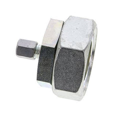 6L & 42L Zink plated Steel Straight Cutting Fitting with Swivel 160 bar NBR O-ring Sealing Cone ISO 8434-1