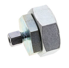 8L & 42L Zink plated Steel Straight Cutting Fitting with Swivel 160 bar NBR O-ring Sealing Cone ISO 8434-1