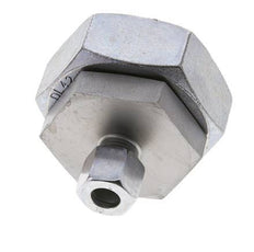 10L & 42L Zink plated Steel Straight Cutting Fitting with Swivel 160 bar NBR O-ring Sealing Cone ISO 8434-1