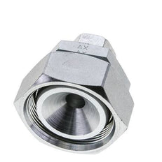15L & 42L Zink plated Steel Straight Cutting Fitting with Swivel 160 bar NBR O-ring Sealing Cone ISO 8434-1