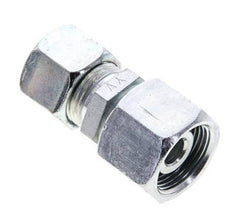 12S & 14S Zink plated Steel Straight Cutting Fitting with Swivel 630 bar NBR O-ring Sealing Cone ISO 8434-1