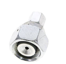 6S & 20S Zink plated Steel Straight Cutting Fitting with Swivel 400 bar NBR O-ring Sealing Cone ISO 8434-1