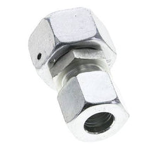 14S & 20S Zink plated Steel Straight Cutting Fitting with Swivel 400 bar NBR O-ring Sealing Cone ISO 8434-1