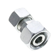 16S & 20S Zink plated Steel Straight Cutting Fitting with Swivel 400 bar NBR O-ring Sealing Cone ISO 8434-1