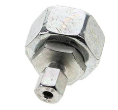 6S & 25S Zink plated Steel Straight Cutting Fitting with Swivel 400 bar NBR O-ring Sealing Cone ISO 8434-1