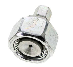 6S & 25S Zink plated Steel Straight Cutting Fitting with Swivel 400 bar NBR O-ring Sealing Cone ISO 8434-1